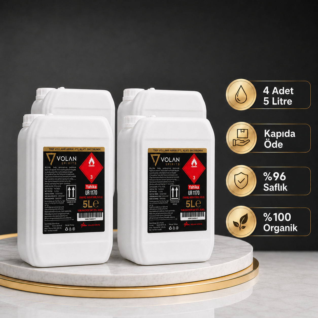 4 Adet 5 Litre